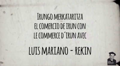 El comercio de Irun con Luis Mariano